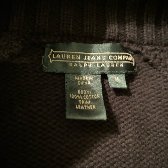 Ralph Lauren Zip up Sweater Size M - Picture 3 of 6